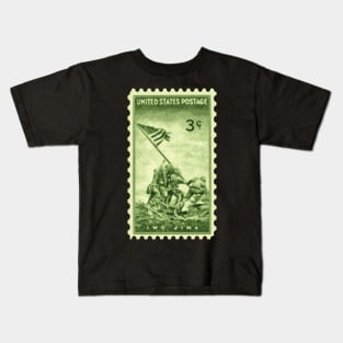 Iwo Jima Stamp Kids T-Shirt